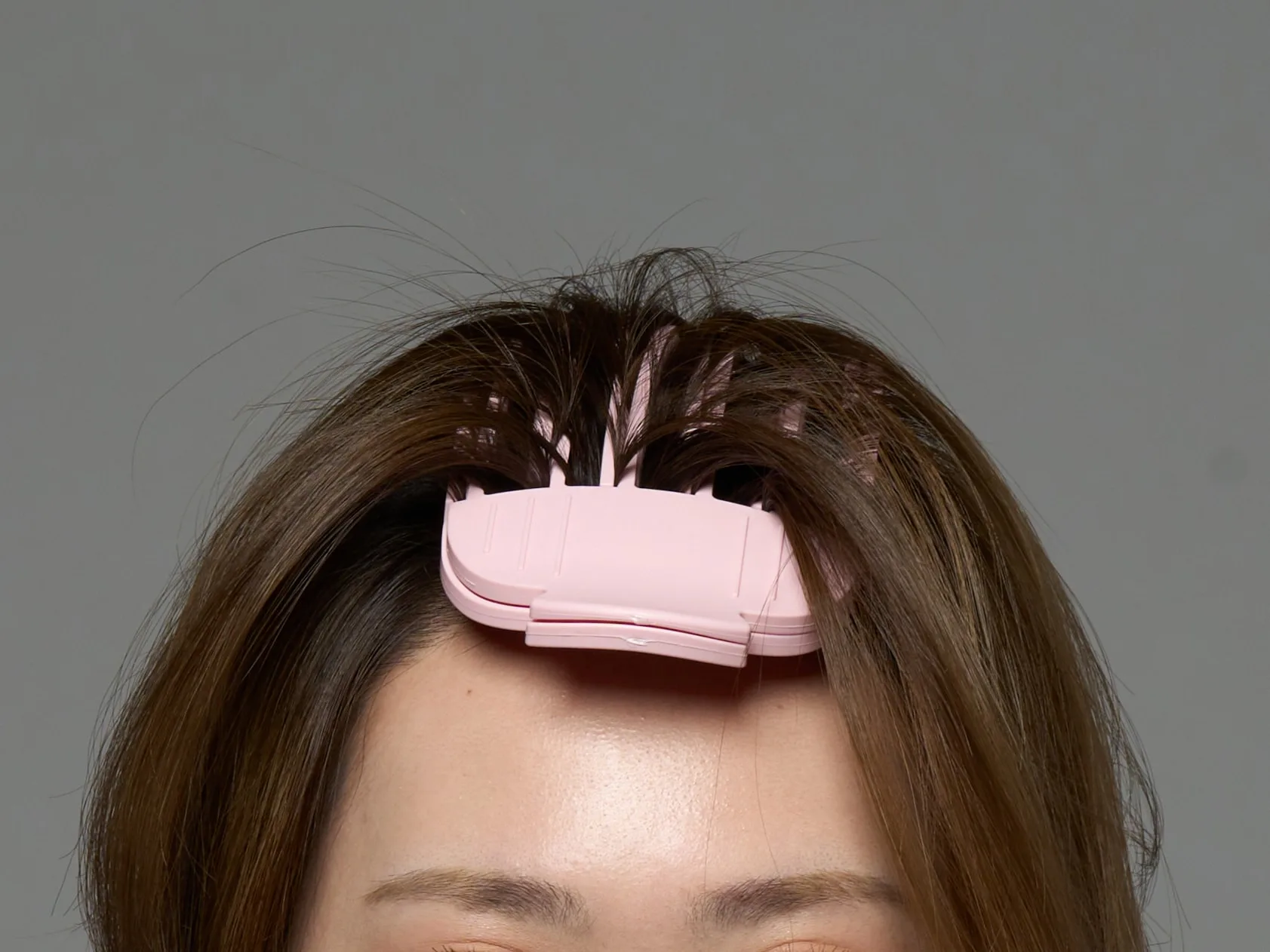 Volume created while wearing the Minky Volume 6 Pin clip